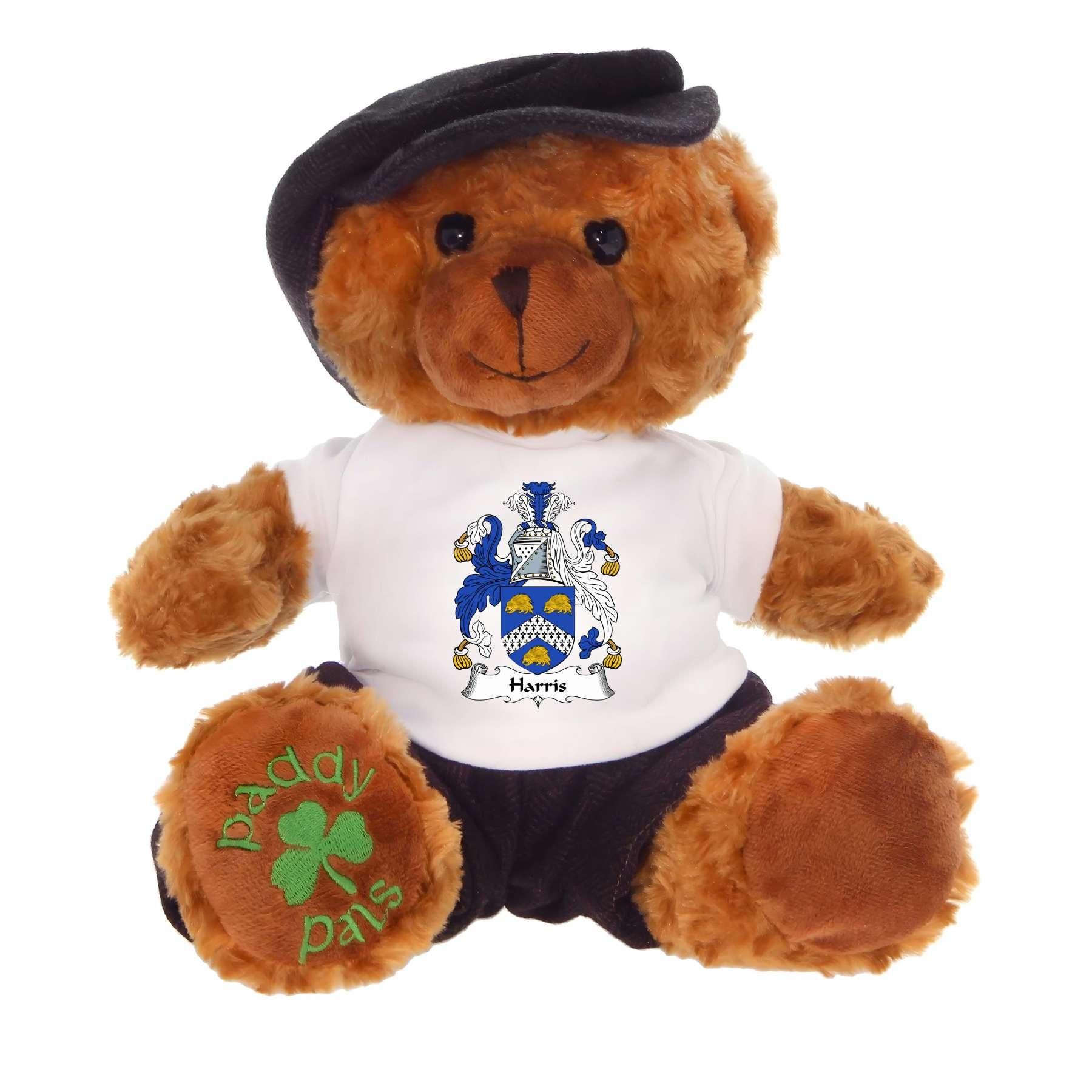 Harris II Family Crest Teddy Bear, Buy the Harris II Irish Coat of ...