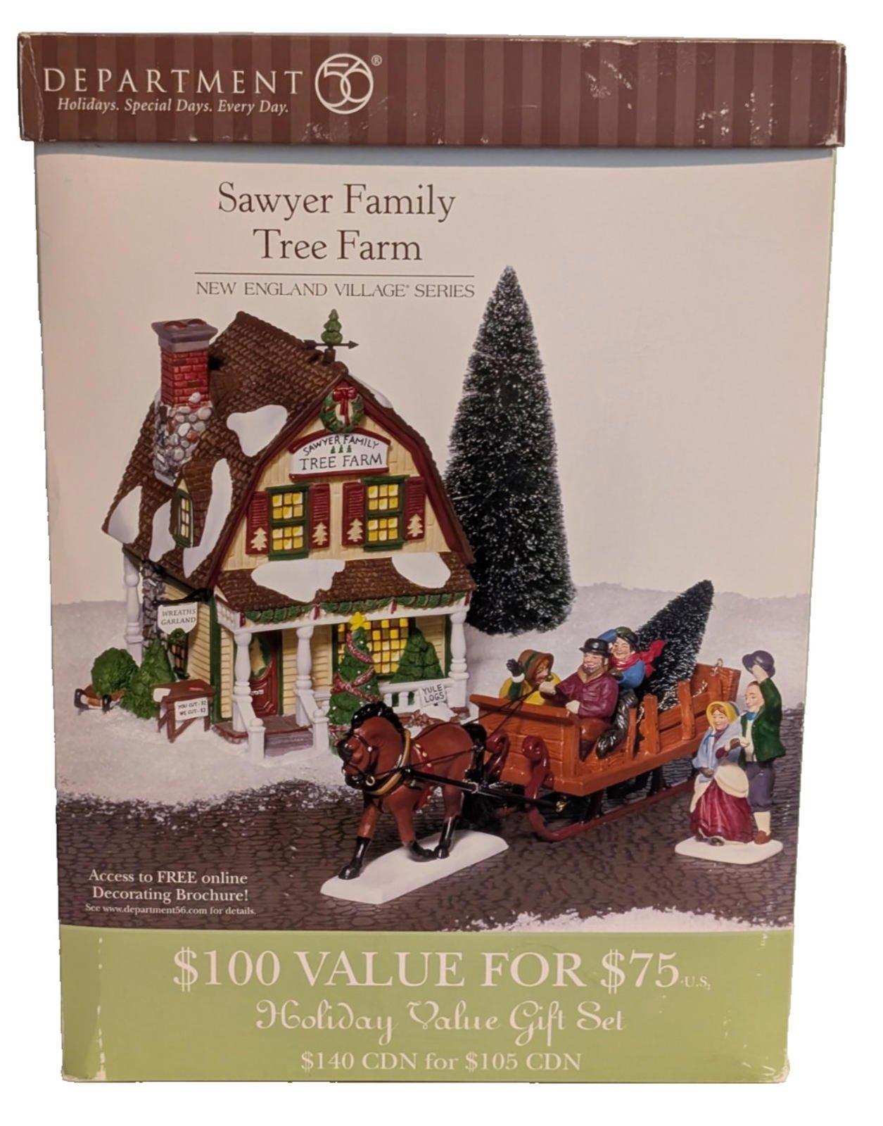 Department 56 Sawyer <b>Family Tree</b> FarmNew <b>England</b> Village Series 5 ...