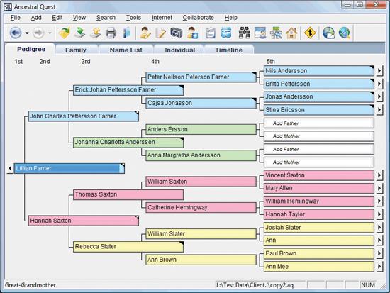 <b>Family Tree Heritage</b>™ | Individual Software