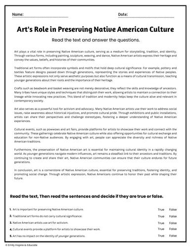 Art's Role in Preserving Native American Culture: A Reflection of ...