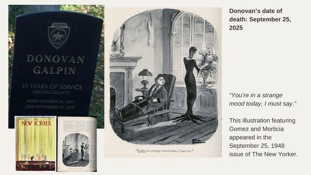 Addams Easter Eggs in the Galpin <b>Family Timeline</b> + Old Interviews ...